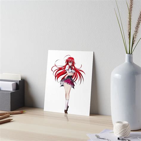 High School Dxd Rias Gremory Art Board Print For Sale By Bihashop