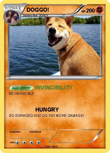 Pokémon Doggo 30 30 Invincibility My Pokemon Card