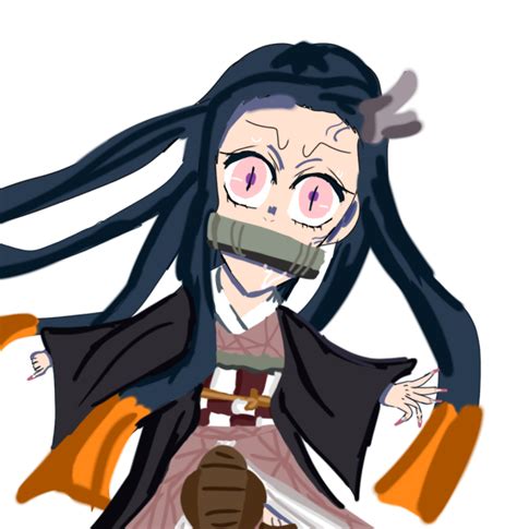 Nezuko Angry Ibispaint