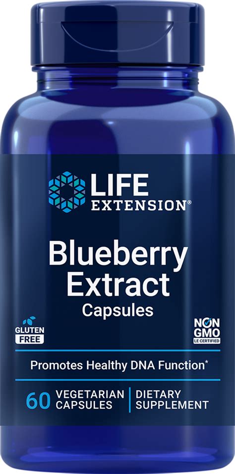 Blueberry Extract 60 Capsules Life Extension