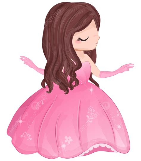 Little Girl Princess Vector Design Images Cute Little Princess
