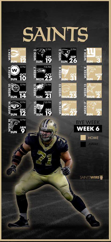New Orleans Saints 2021 Schedule Download Mobile Desktop Wallpaper