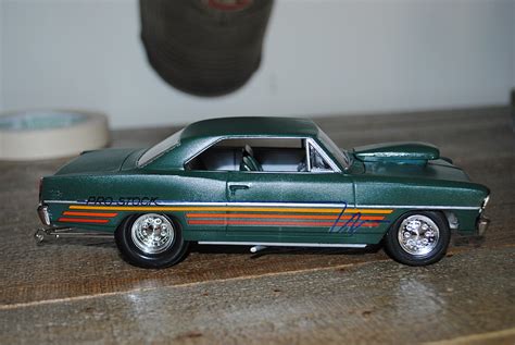 1966 Chevy Nova Pro Street Plastic Model Car Kit 1