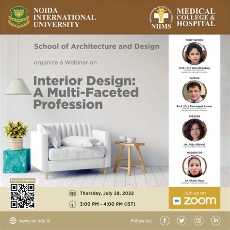 Interior Design A Multi Faceted Profession Webinar On 28th July