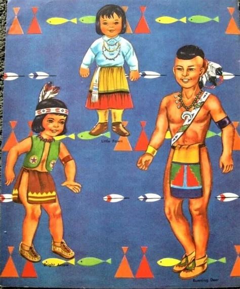 Pin By Vicki Marlin On Paper Dolls Native Americans Paper Dolls
