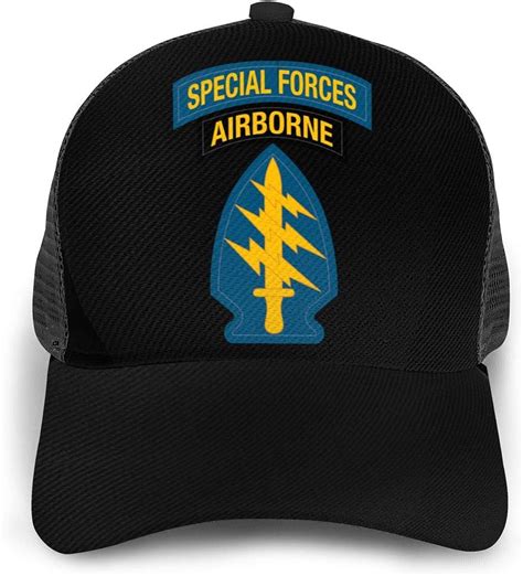 Kkdfsgwywgbqmpj Us Army Special Forcesmesh Hat Baseball Caps Grid Hat