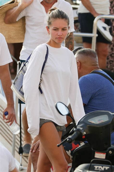 Thylane Blondeau Spotted On A Luxury Yacht In Saint Tropez Gotceleb