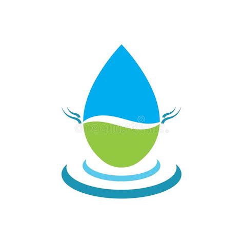 Water Drop Logo Template Vector Stock Vector Illustration Of Success