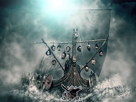 Art Viking Viking Ship Viking Symbols Viking Skull Ragnar Vikings