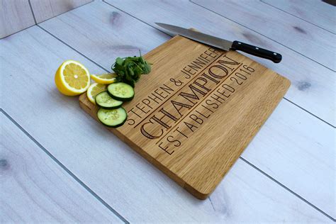 Buy Hand Crafted Personalized Cutting Board Engraved Cutting Board