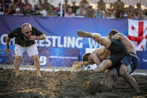 The Stage Is Set For Beach Wrestlings Heroes On The French Riviera