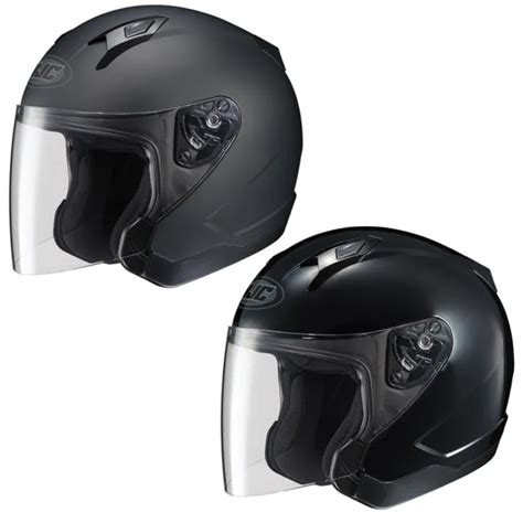 Adult Hjc Motorcycle Helmet 34 Open Face Helmet With Shield Dot
