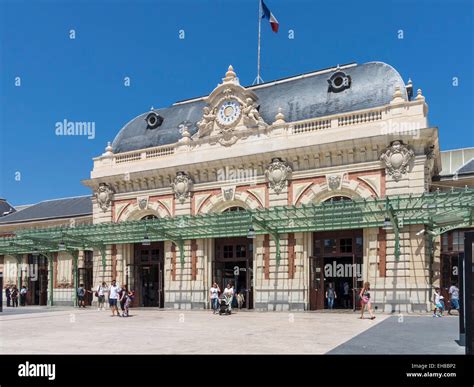 The Railway Station Nice France Europe Stock Photo Alamy