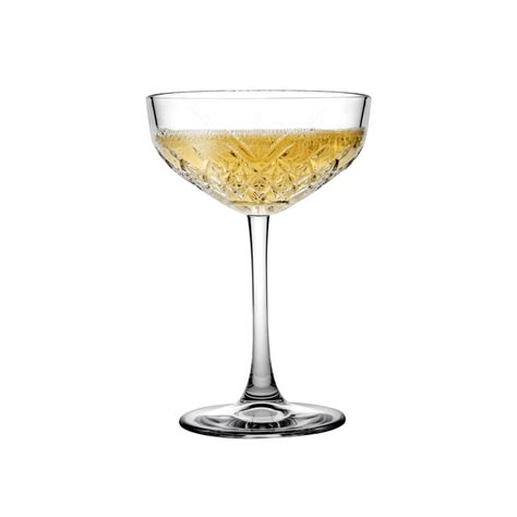 Bicchieri Bar Coppa Champagne Vetro Decorato Timeless Cl