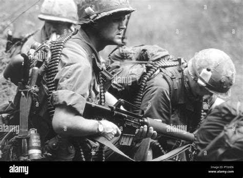 Us Rifleman Vietnam Reenactor Stock Photo Alamy