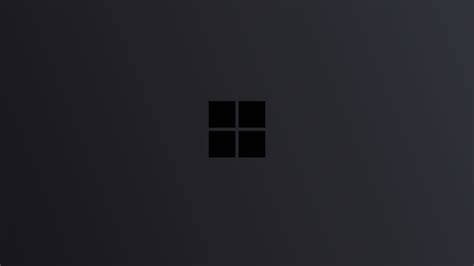 3840x2161 Windows 10 Logo Minimal Dark 3840x2161 Resolution Wallpaper