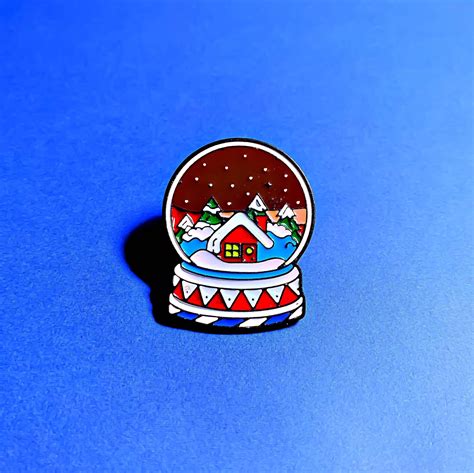Enamel Pin Snow Globe Hobbies And Toys Stationery And Craft Craft