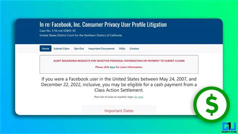 steps to claim your money share from facebook s 725 million privacy settlement