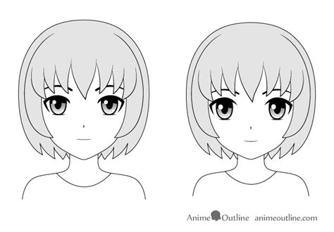 How To Draw Different Styles Of Anime Heads And Faces Animeoutline