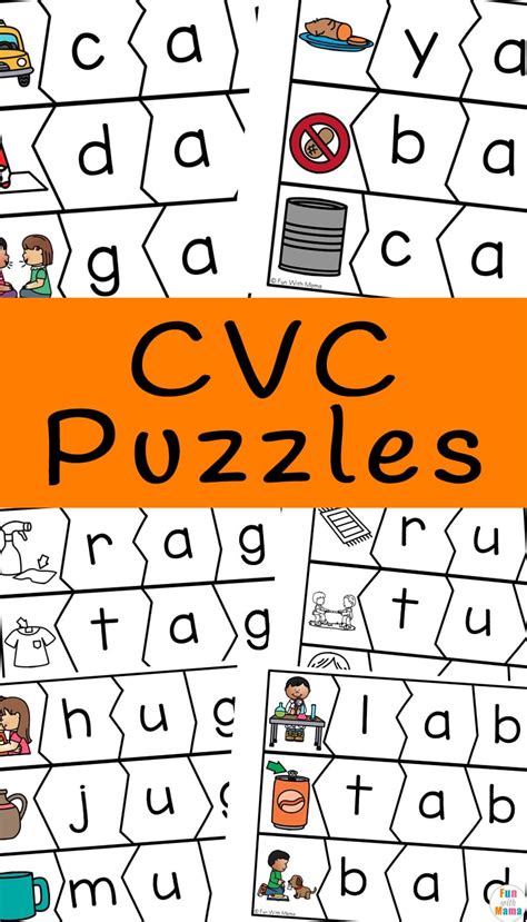 Printable Cvc Words With Pictures