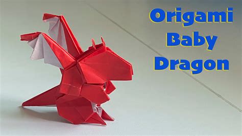 How To Fold An Origami Baby Dragon Youtube