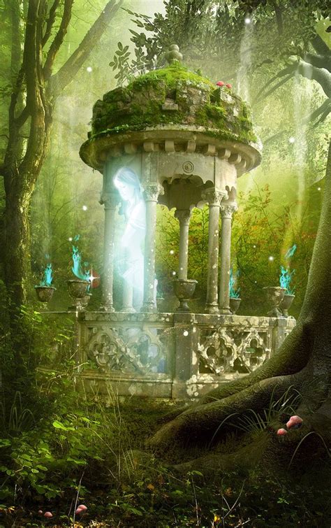 Forest Spirit By Smilingnoface Fantasy Landscape Fantasy Inspiration