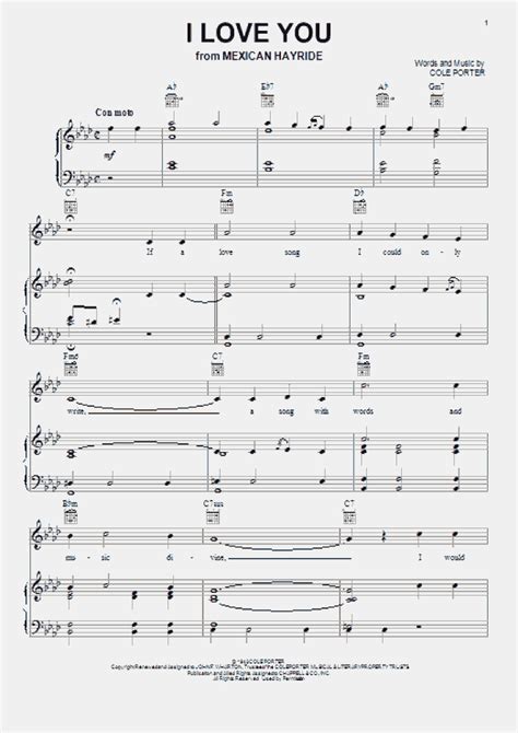 i love you so piano sheet music so onlinepianist piano sheet music gallery