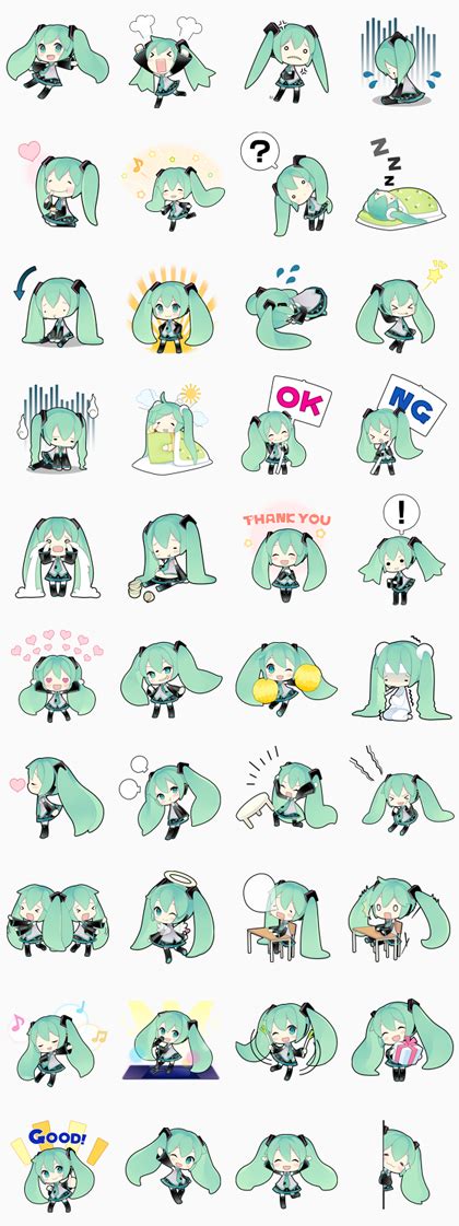 Vocaloid Discord Emojis