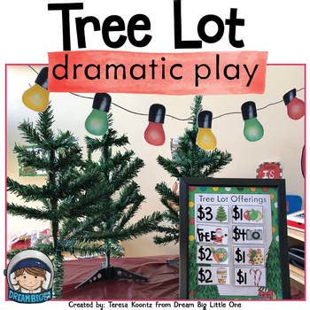 Christmas Dramatic Play Tree Lot Winter Dramatic Play Center TPT