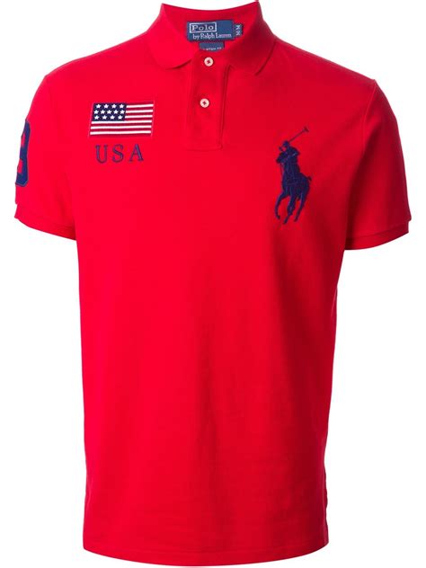 Shop at myer to discover the latest polo ralph lauren products. Polo Ralph Lauren Big Logo Embroidered Polo Shirt in Red ...