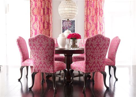 Like No Other In The Pink Rooom Pink Dining Rooms Luxury Dining