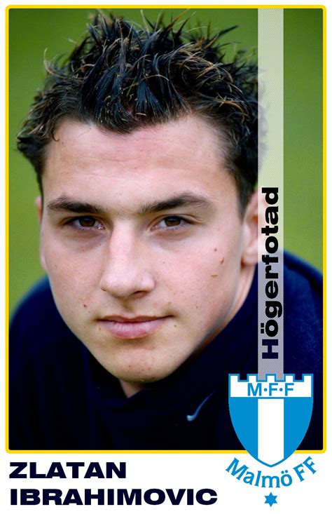Ibrahimovic first signed as a professional footballer with club malmo in 1996 as a junior. Old School Panini: Zlatan IBRAHIMOVIC's first sticker in HD
