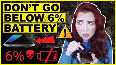 Dont Let Your Phone Go Below 6 Battery Danger Youtube