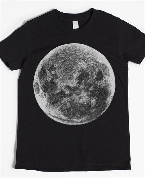 Childrens Moon T Shirt Kids Shirt Astronomy T