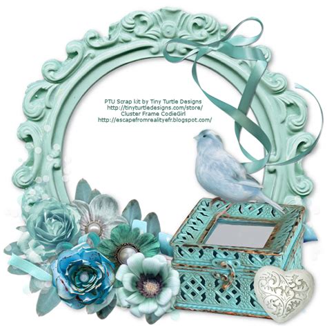 Escape From Reality Blog Ftu Aquamarine Winter Cluster And Cluster Frames