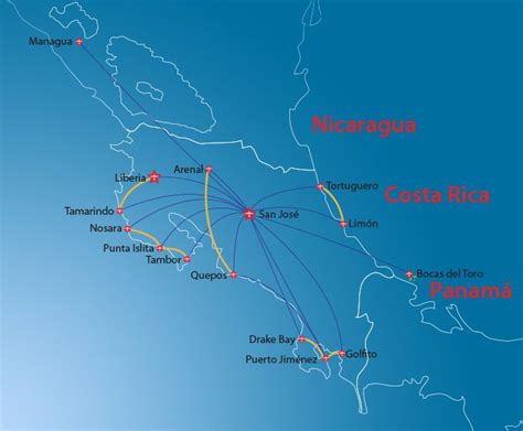 Costa Rica Domestic Flights And Destinations Nature Air Costa Rica