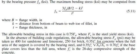 Beam Bearing Plates Civil Engineering