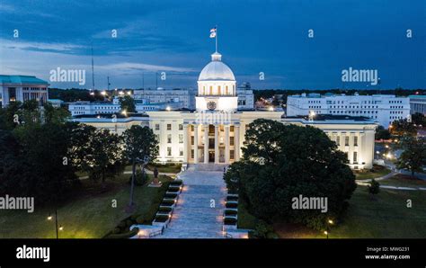 Alabama State Capitol Building Montgomery Alabama Usa Stock Photo