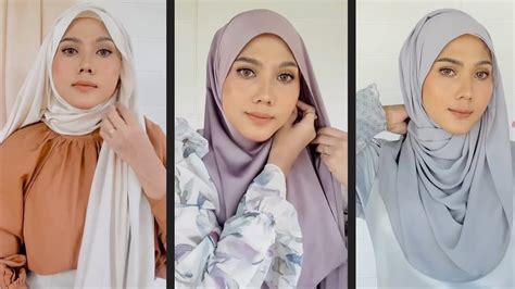5 gaya shawl cantik tutorial cara simple pakai tudung shawl raya kemas and cantik qotrunnada