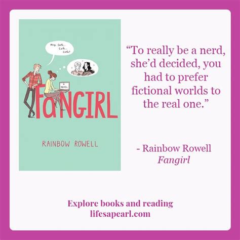 Book Quote From Fangirl By Rainbow Rowell Book Quotes Rainbow Rowell Reread