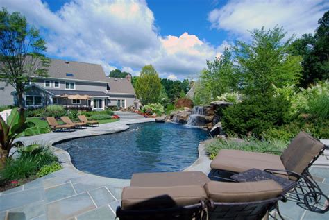 Landscaping Ideas By Nj Custom Pool And Backyard Design Expert Swimming