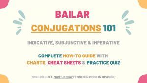 Bailar Conjugation 101 Conjugate Bailar In Spanish Tell Me In Spanish