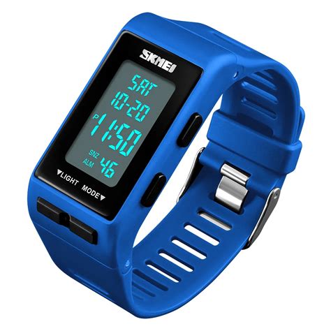 Fashion Digital Wrist Watch Skmei Brand Sports Watches Led 1224 Hour