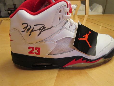 Air Jordan V Limited Issue 1 Of 100 Og Autographed Michael Jordan Pe
