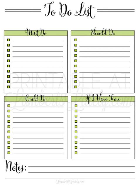 33 Free Printable To Do List Templates Lamberts Lately