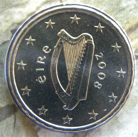 Ireland Euro Coins Unc 2008 Value Mintage And Images At Euro Coinstv