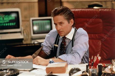 Michael Douglas As Gordon Gekko Wall Street 1987 Superstock