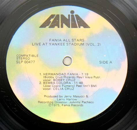 Fania All Stars Live At Yankee Stadium Vol 2 Manu Dibango Latin Salsa