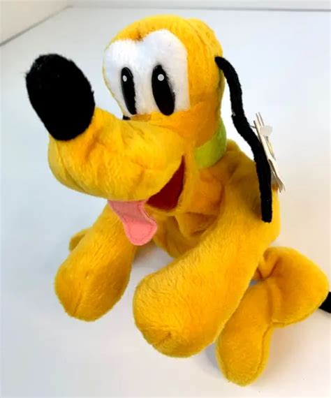 Vintage Walt Disney World Pluto The Dog Mouseketoys Plush Doll Stuffed