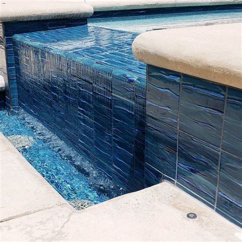 Aqua Jade 6 X 6 Porcelain Tile Kawa 52 Fujiwa Pool Tile Aquablu Mosaics